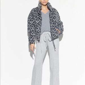 APPARIS GREY LEOPARD JACKET